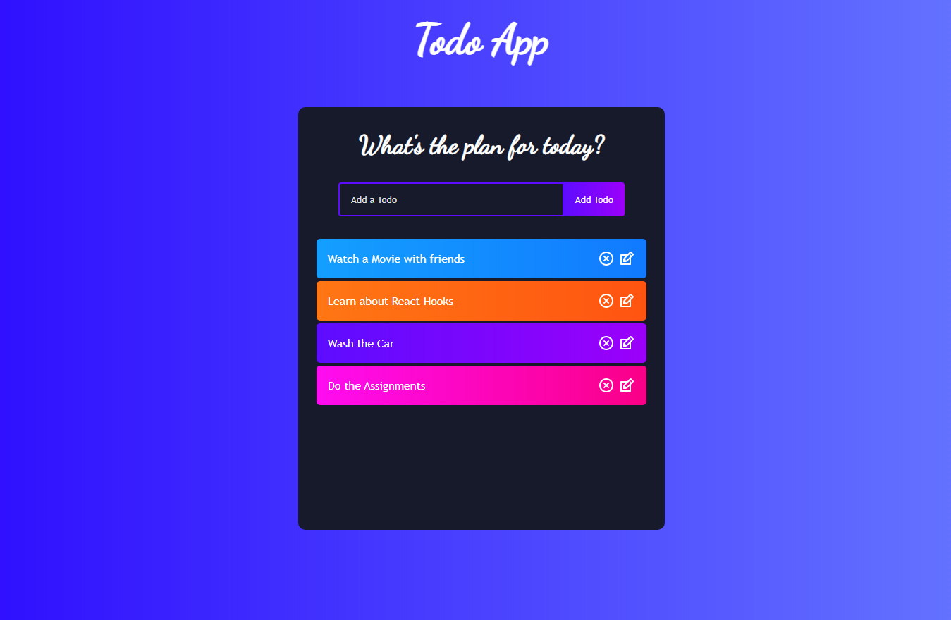 Simple Todo Web Application